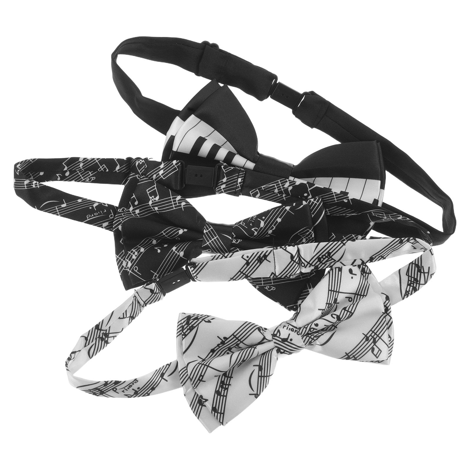 Bow Tie Pre Tied - Lot de 3 nœuds papillon pré-noués