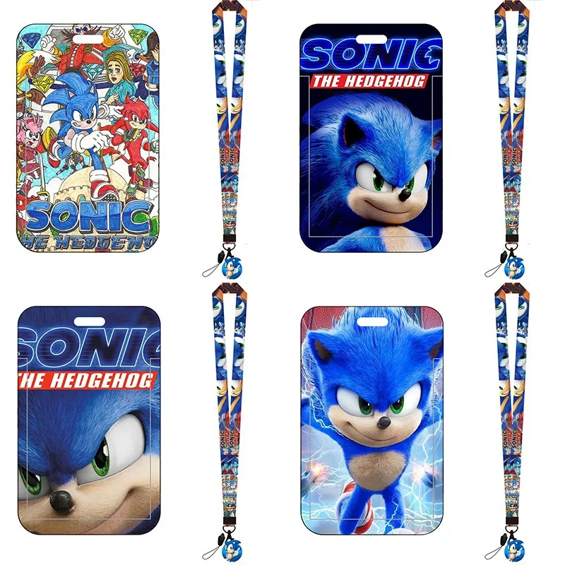 Lanyard Badge Holder - Porte-carte de bus Sonic de dessin