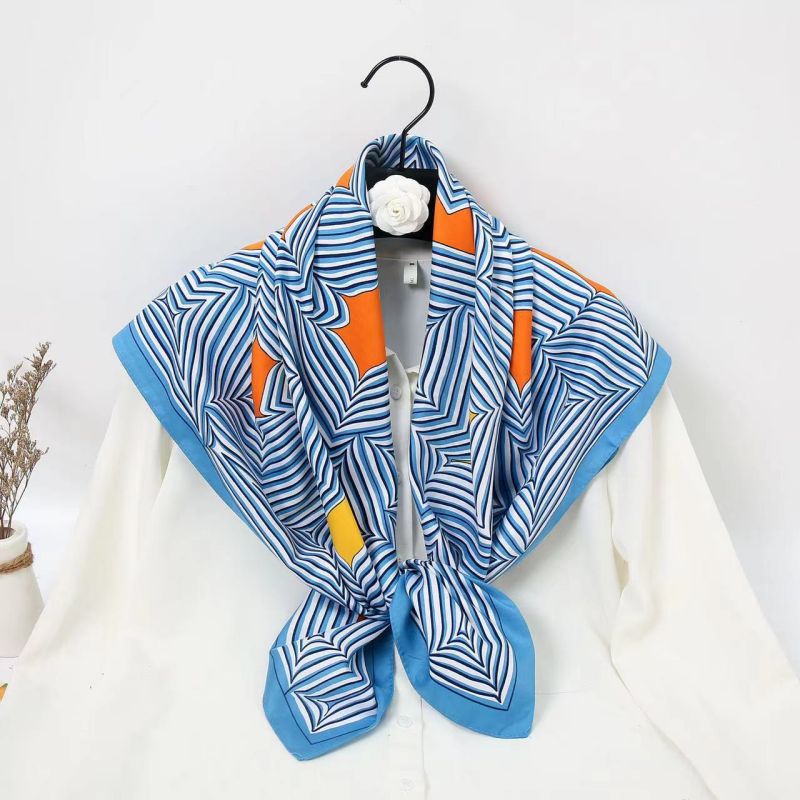 Foulard carré 90 cm de haute q - Scarf Silk Square avis et prix