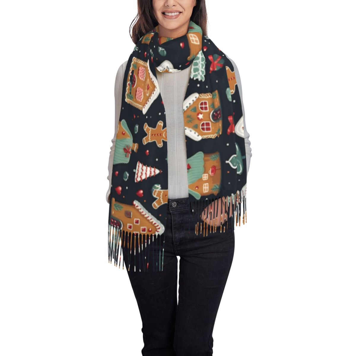 Délice de noël-pains d'épices  - Pashmina Wrap Large avis et prix