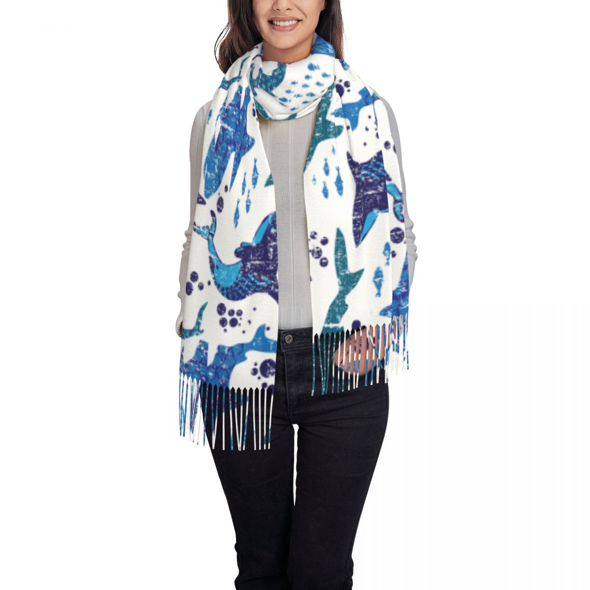 Shark monde sous-marin océan m - Pashmina Wrap Large avis et prix