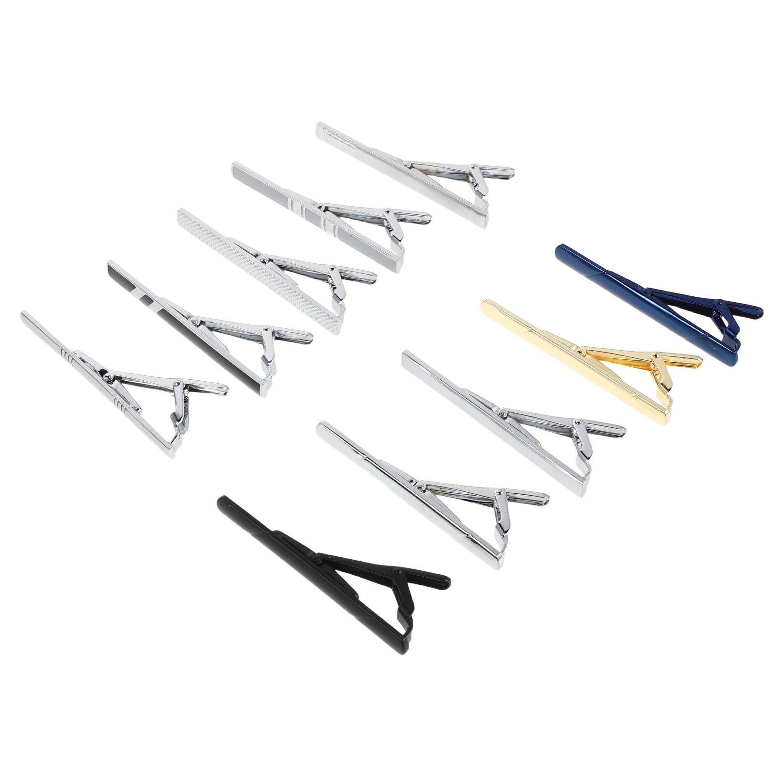 Ensemble de 10 pinces à cravat - Tie Bar Set Gift avis et prix