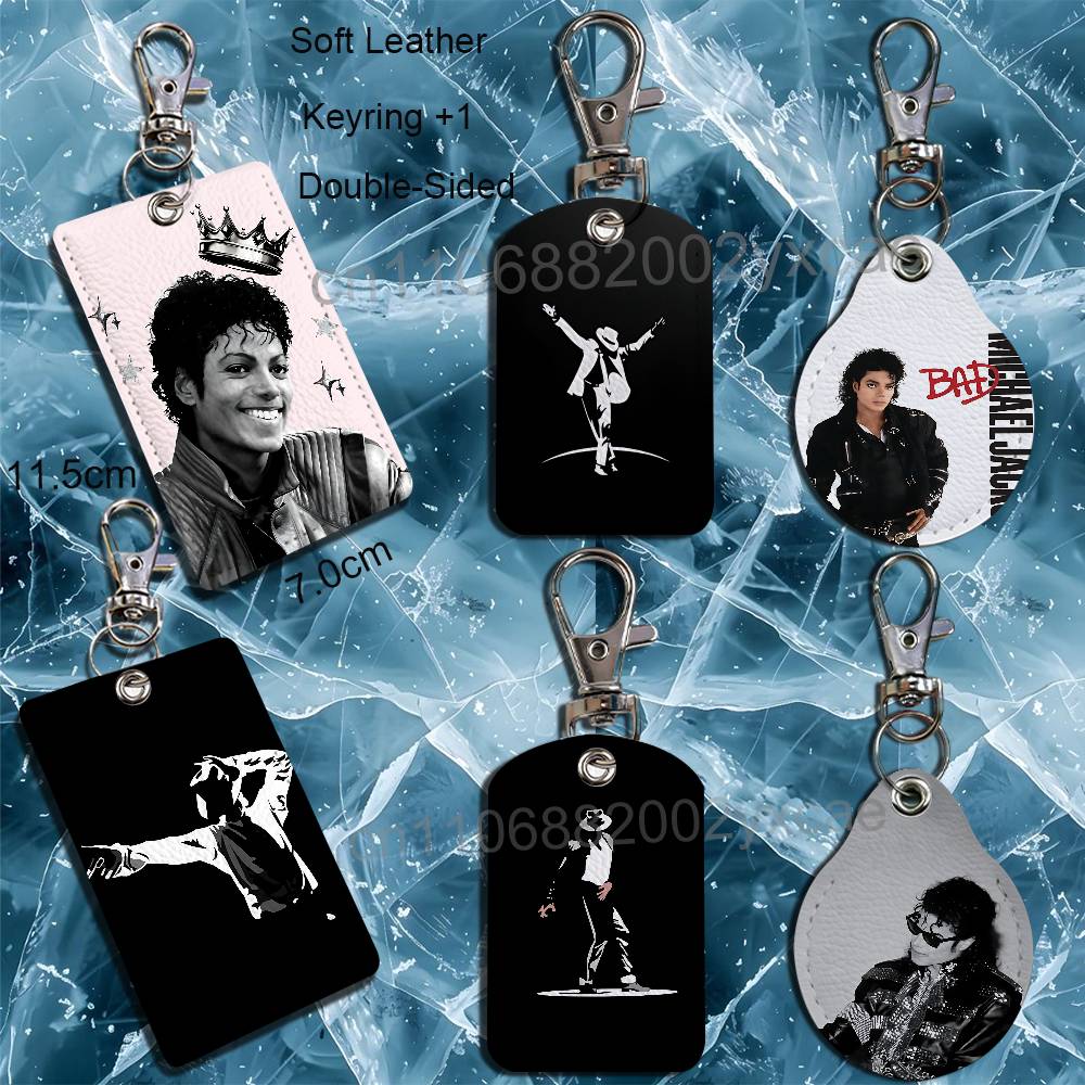 Porte-clés en cuir Michael Jac - Lanyard Badge Holder avis et prix