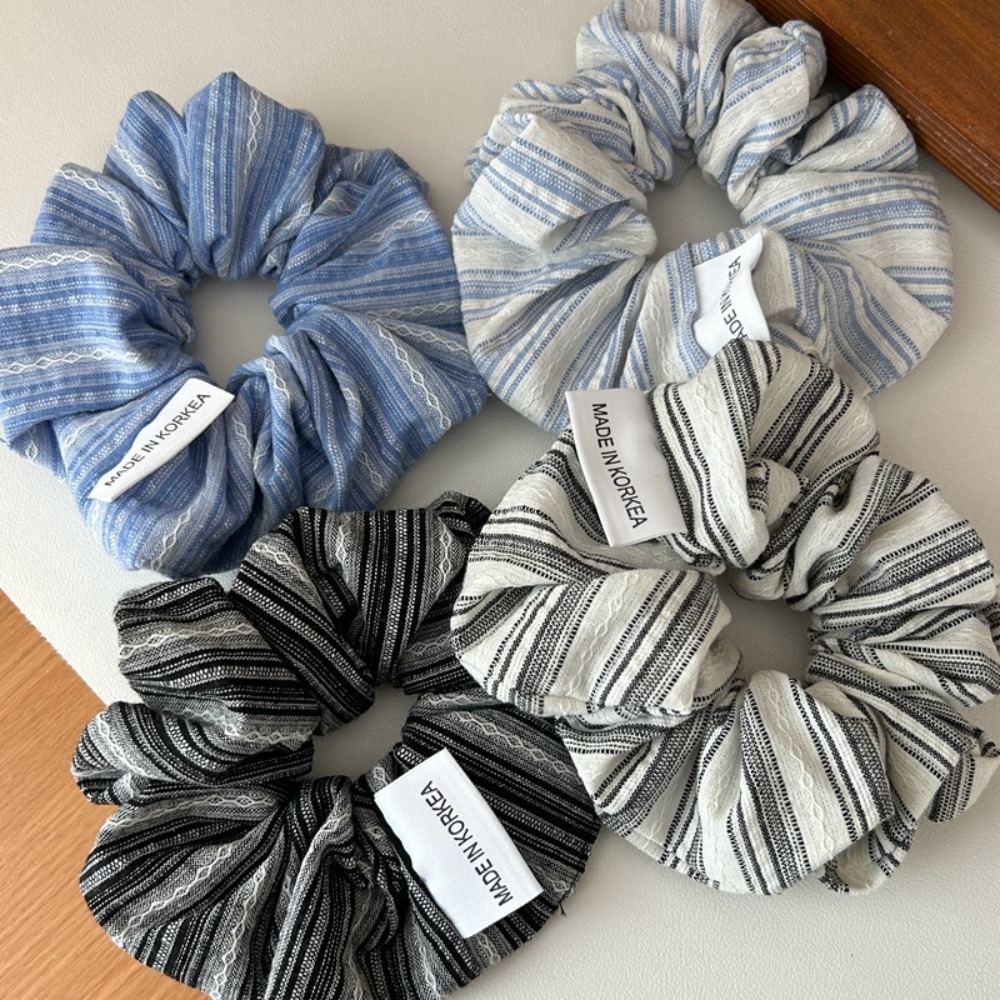2025 corée mode rayure cheveux - Silk Tie Striped avis et prix