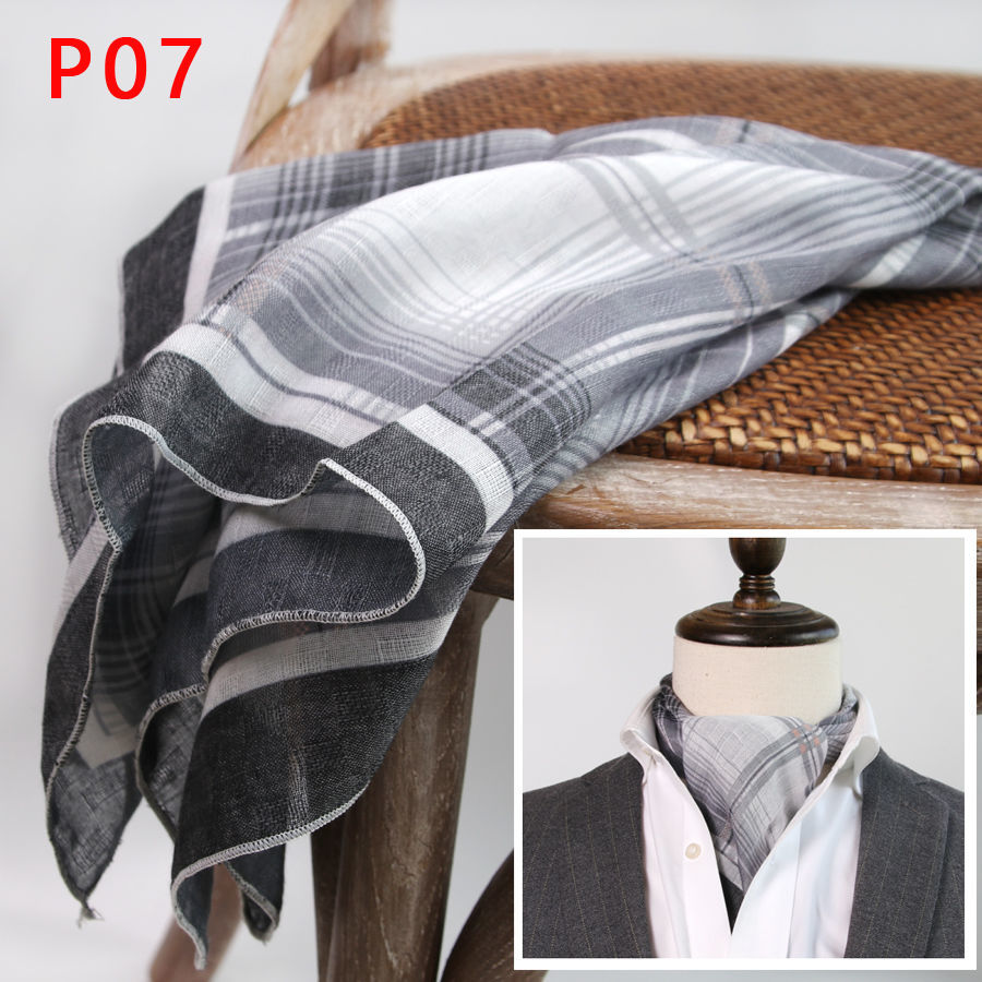 Écharpe carrée pour hommes ave - Ascot Neck Scarf avis et prix