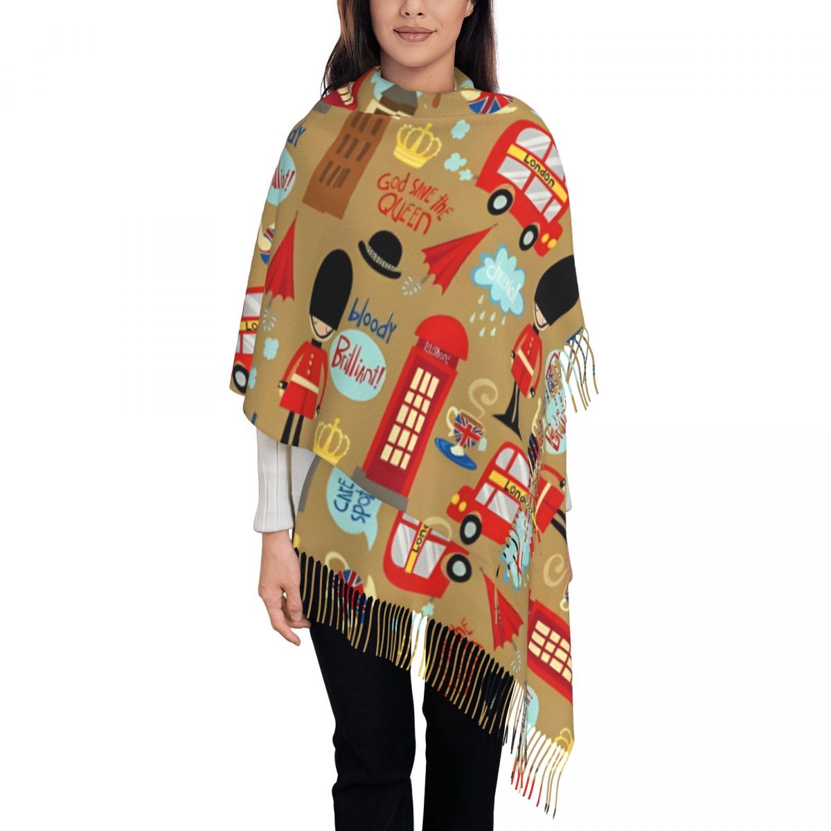 Écharpe de Londres enchantée p - Pashmina Wrap Large avis et prix
