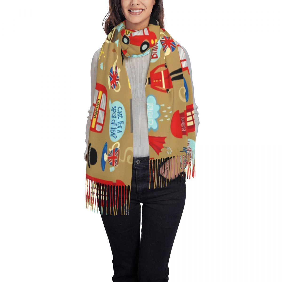 Écharpe de Londres enchantée p - Pashmina Wrap Large avis et prix