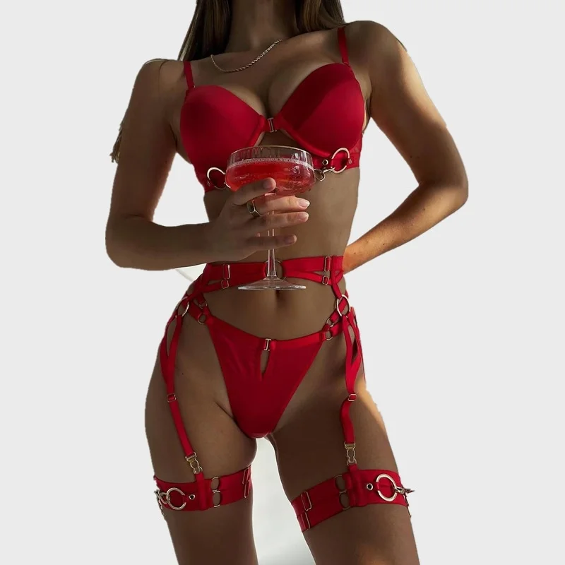 Ensemble de lingerie sexy en m - Silk Tie Striped avis et prix